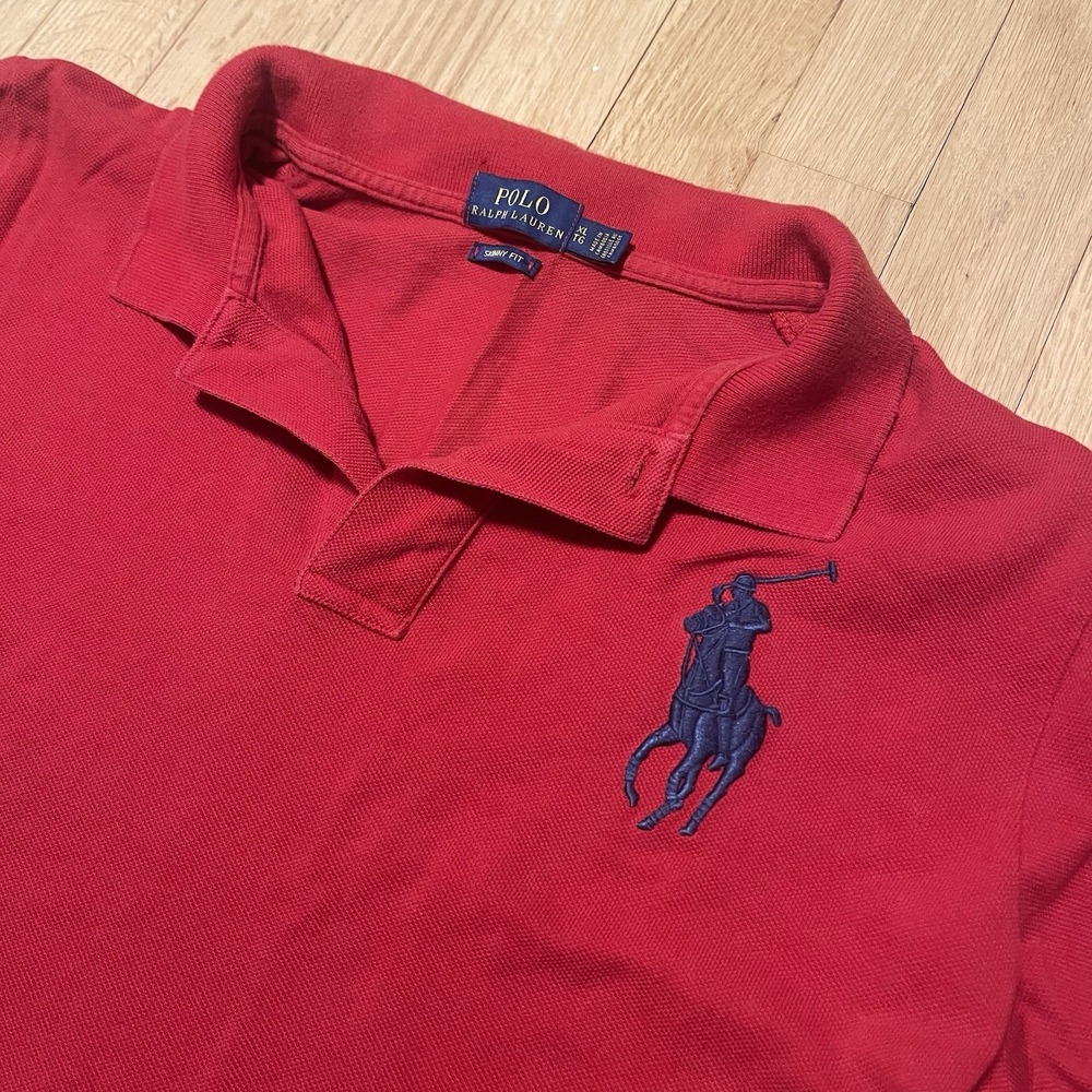 Polo Ralph Lauren Polo Shirt Youth XL Blue Big Pony Short Sleeve Preppy